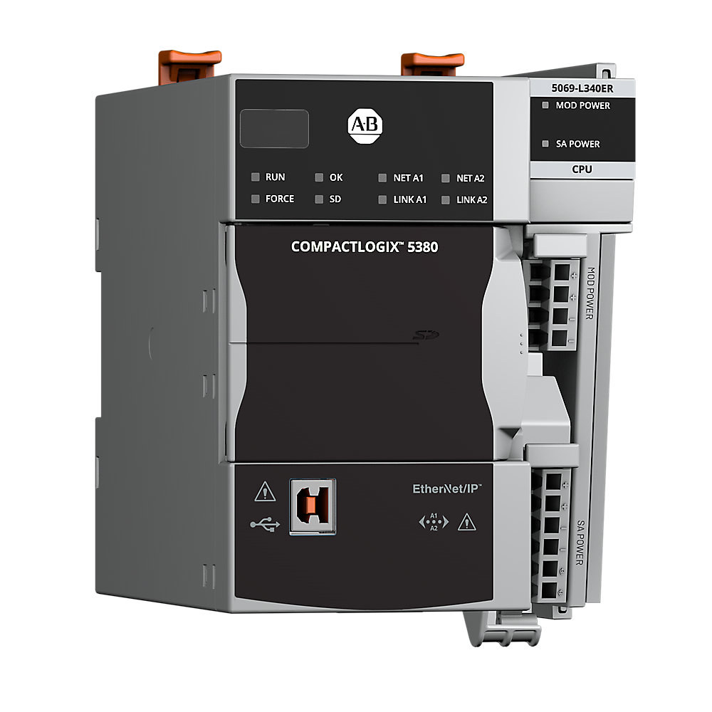 کنترلر PLC صنعتی Allen-Bradley مدل 5069-L340ER، پارت‌نامبر 5069-L340ER