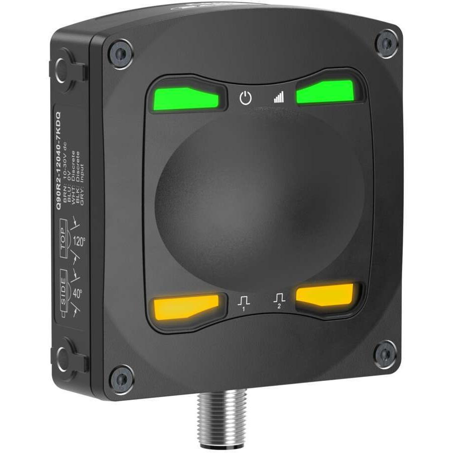 Radar sensor Banner Engineering model Q90R2-12040-7KDQ,  Part number Q90R2-12040-7KDQ