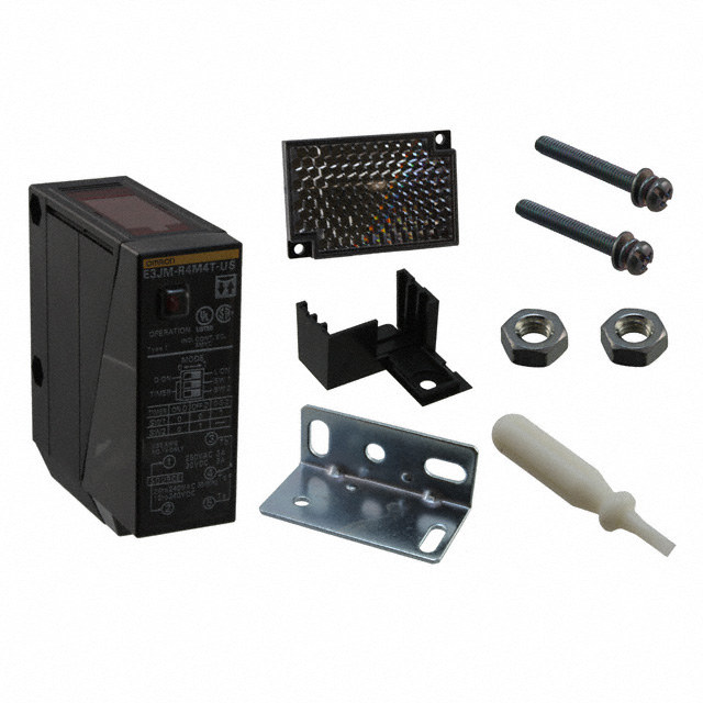 سنسور فوتوالکتریک Omron مدل E3JM-R4M4-US، پارت‌نامبر E3JM-R4M4-US