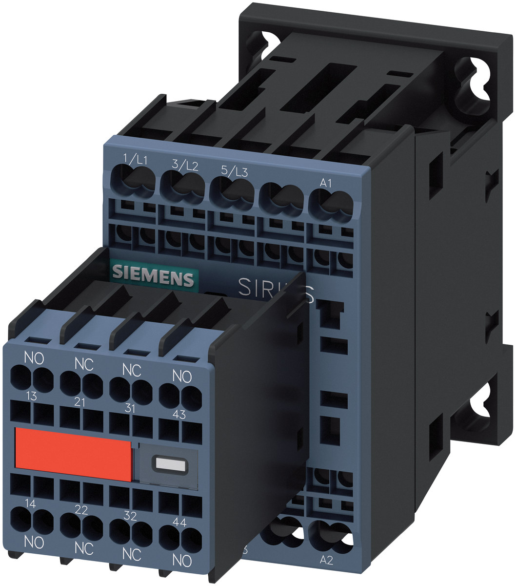 کنتاکتور صنعتی Siemens مدل 3RT20182AK643MA0، پارتنامبر 3RT20182AK643MA0