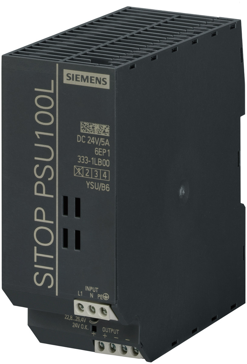 Industrial power supply Siemens model 6EP13331LB00,  Part number 6EP13331LB00