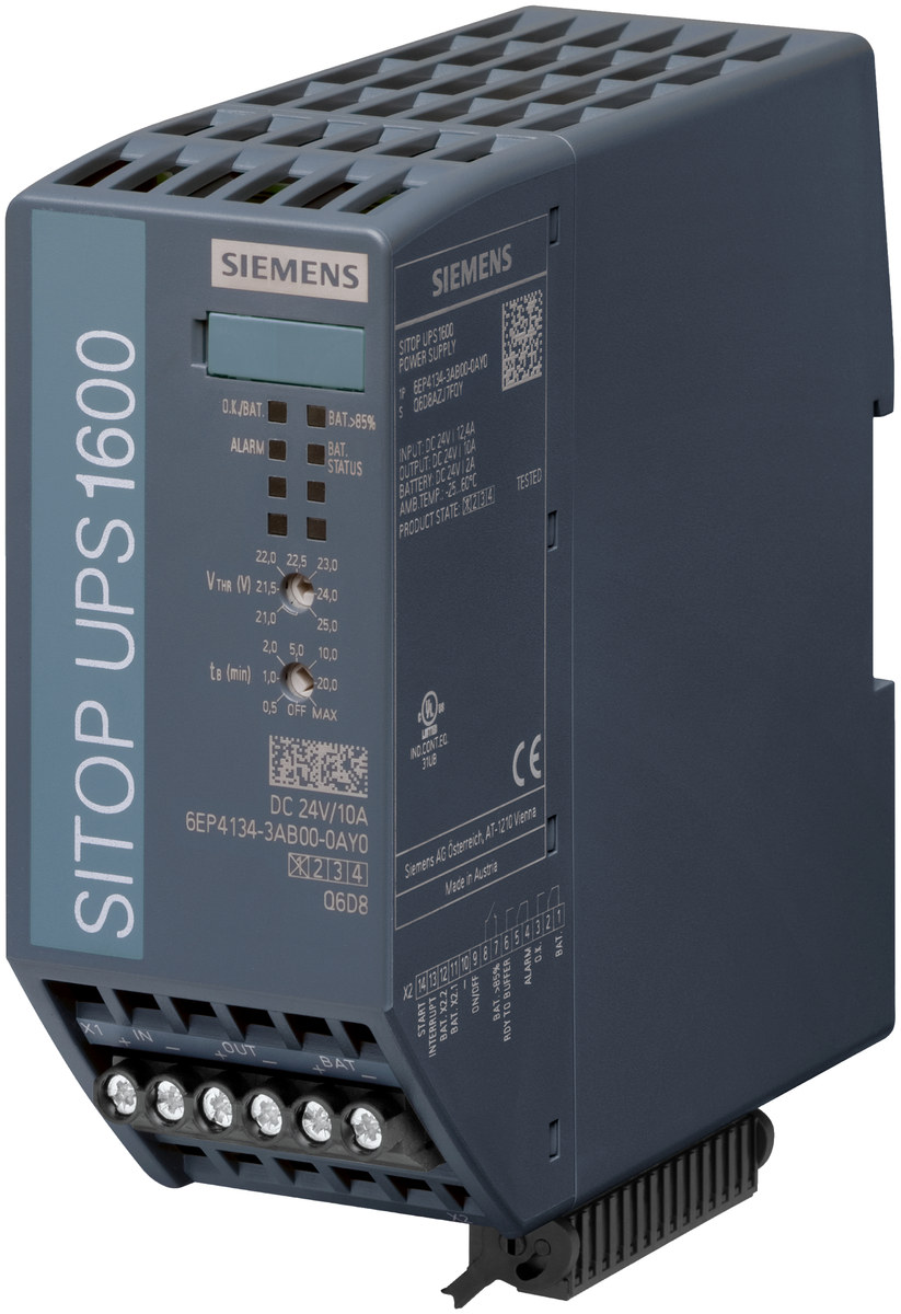 Industrial uninterruptible power supply Siemens model 6EP41343AB000AY0,  Part number 6EP41343AB000AY0
